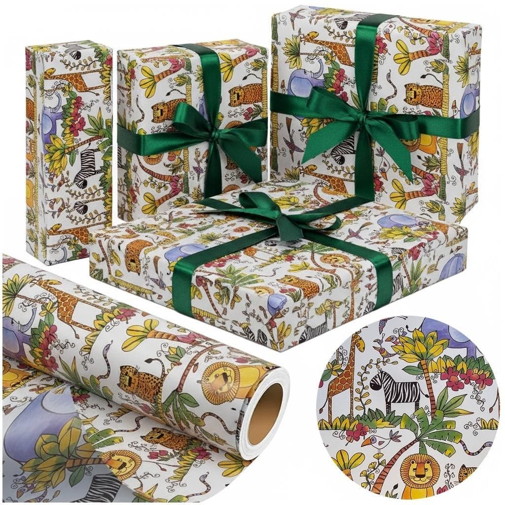 Papier ozdobny Wesołe Safari X-Strong 38 cm x 20 m