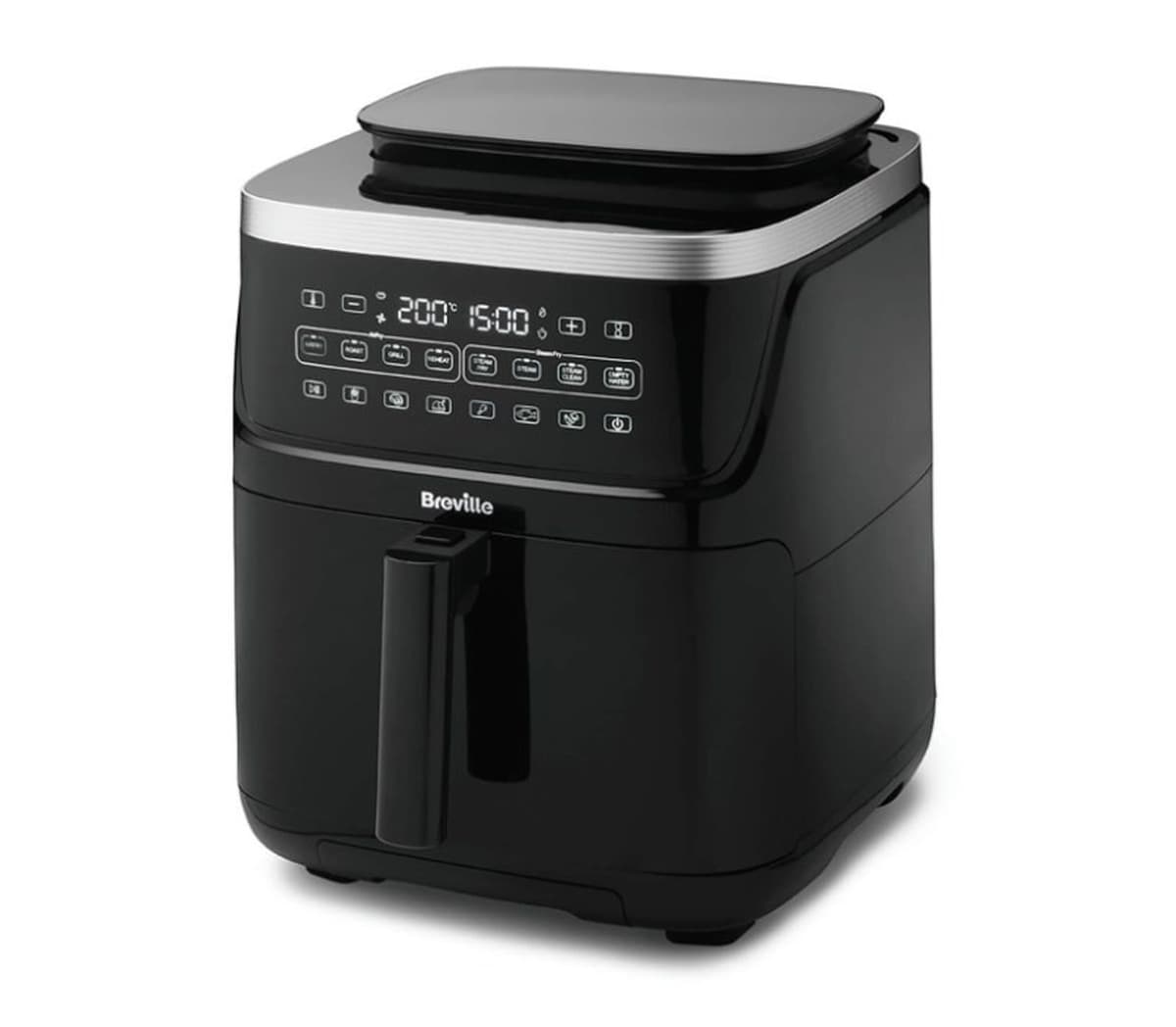 Parowa frytkownica beztłuszczowa Breville VDF133X, 7L, 1700W, Czarna