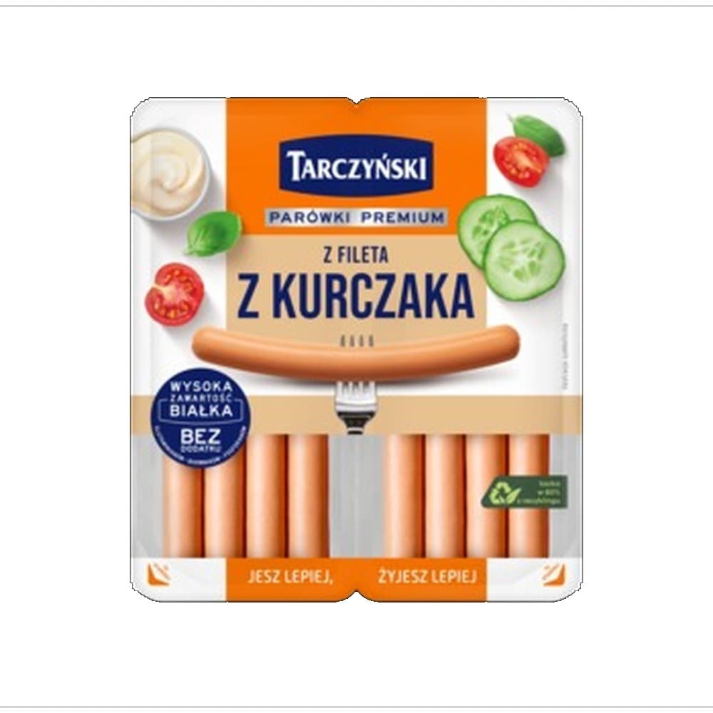 Parówki z fileta z kurczaka 180 g Tarczyński