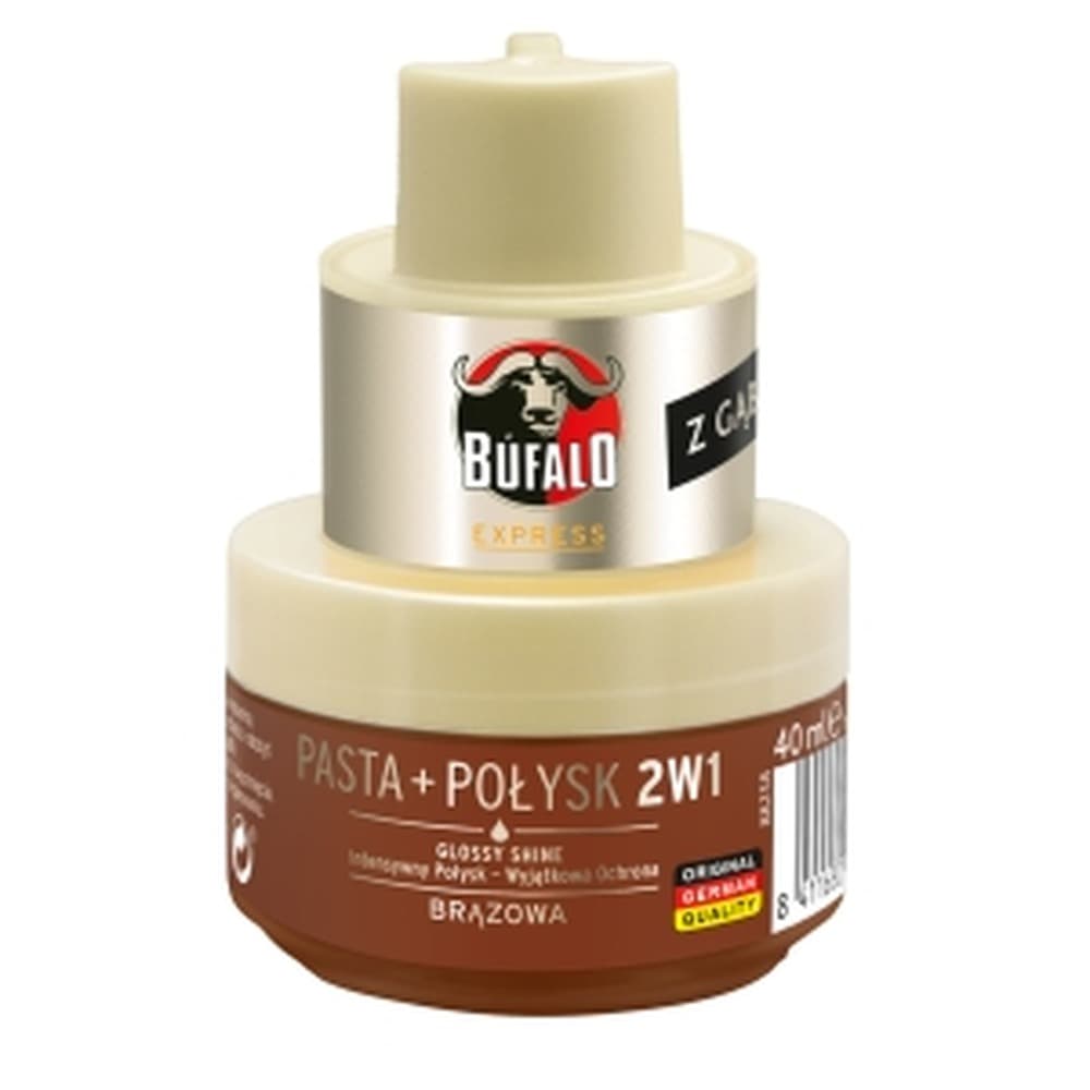 Pasta nabłyszczająca do butów brązowa 40 ml