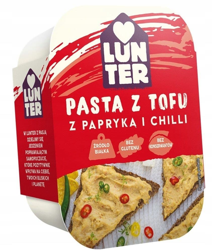 LUNTER PROFESSIONAL pasta z tofu z Papryką i Chilli 500g