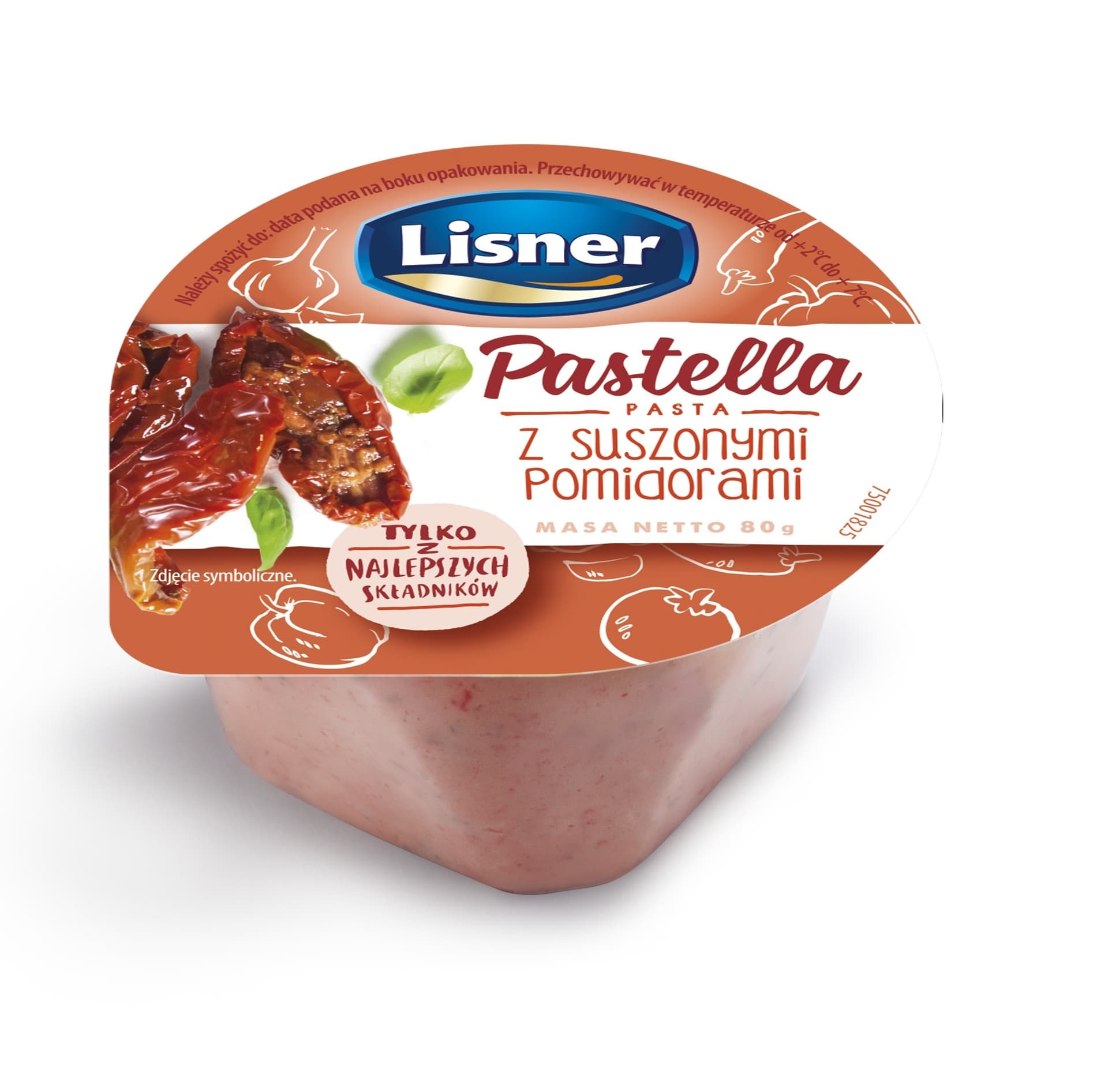 Pastella Pasta z suszonymi pomidorami Lisner 80 g