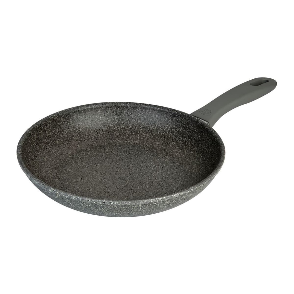 Patelnia uniwersalna Ballarini okrągła 32 cm granitowa szara