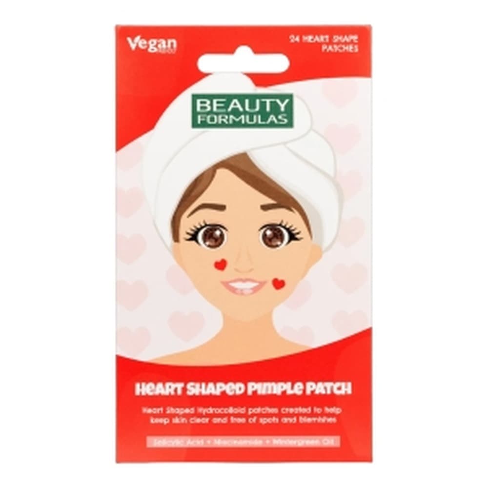 Beauty Formulas Płatki kosmetyczne do demakijażu Serce 24 szt.