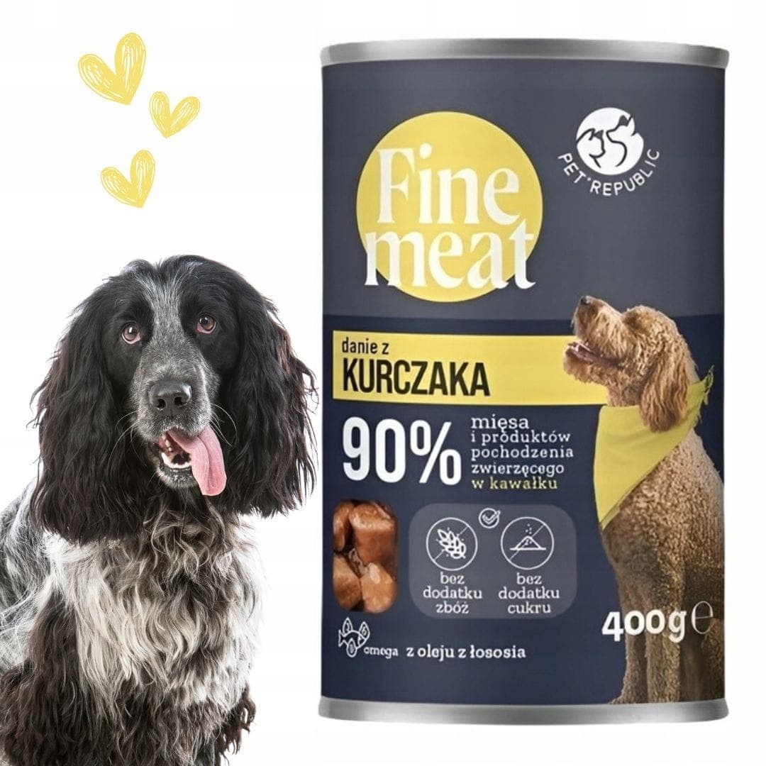 PetRepublic Karma mokra dla psa kurczak z warzywami 1250 g