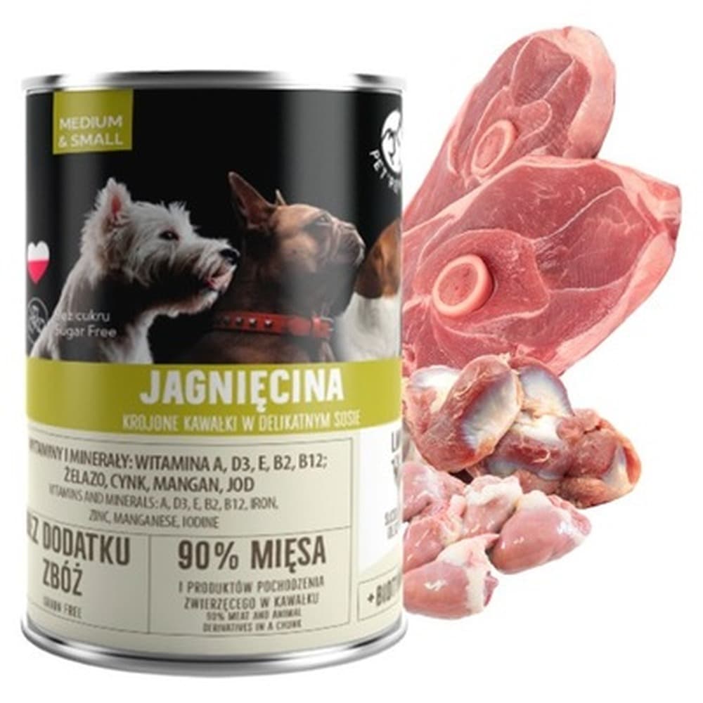 PetRepublic karma mokra dla psa z jagnięciną 400 g