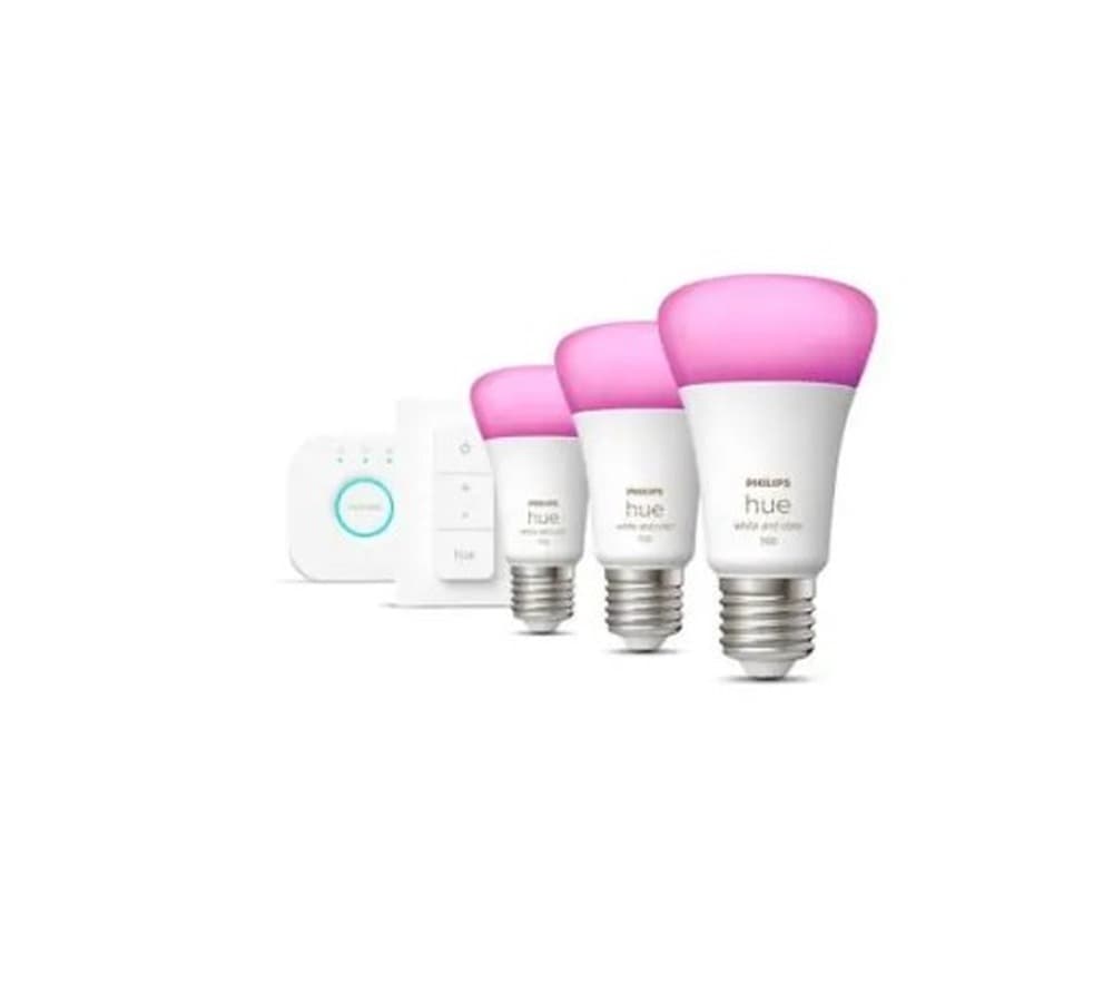 Philips Hue White and color ambiance Zestaw startowy 3 żarówki E27 i regulator