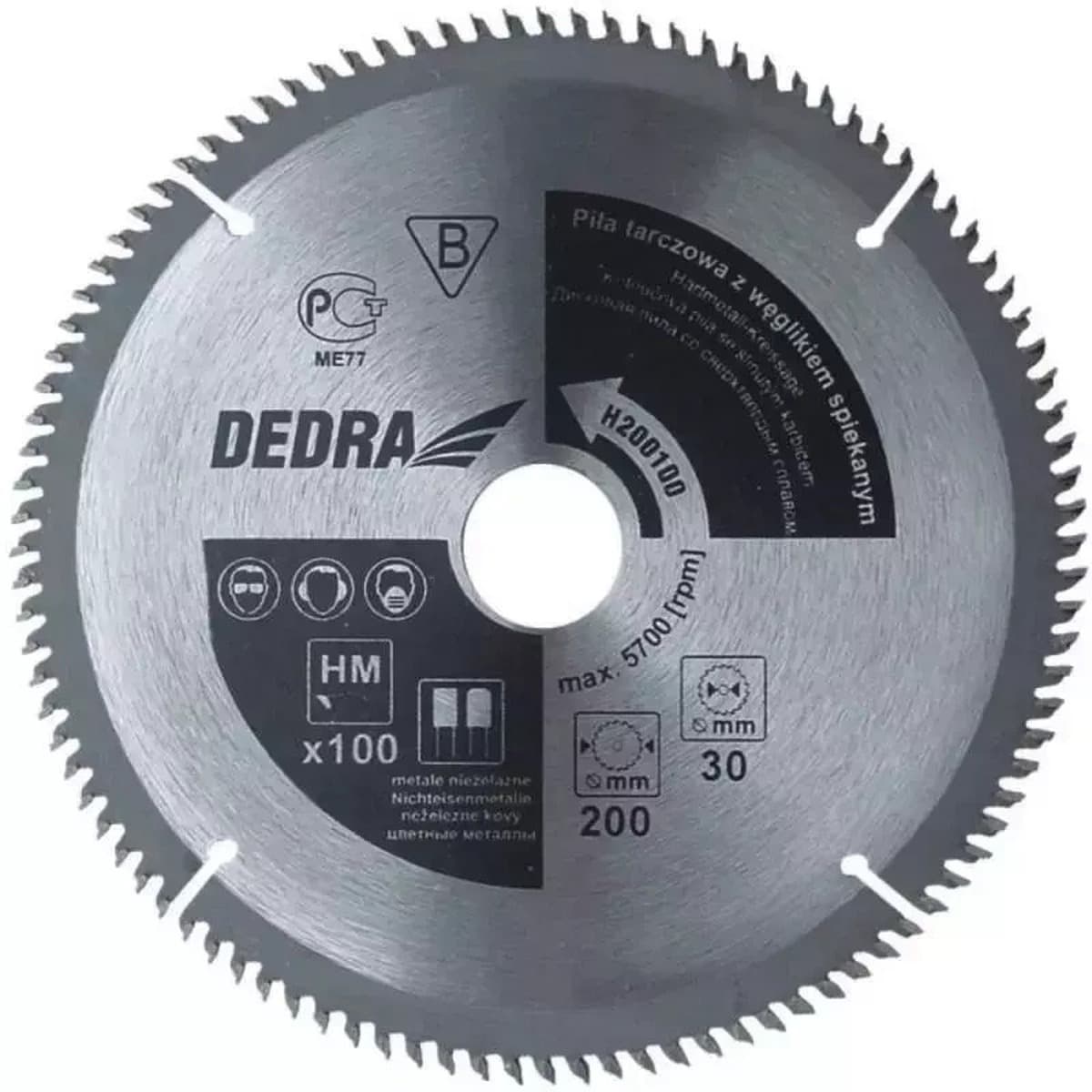 Piła tarczowa do drewna 305 x 30 mm 100 zębów