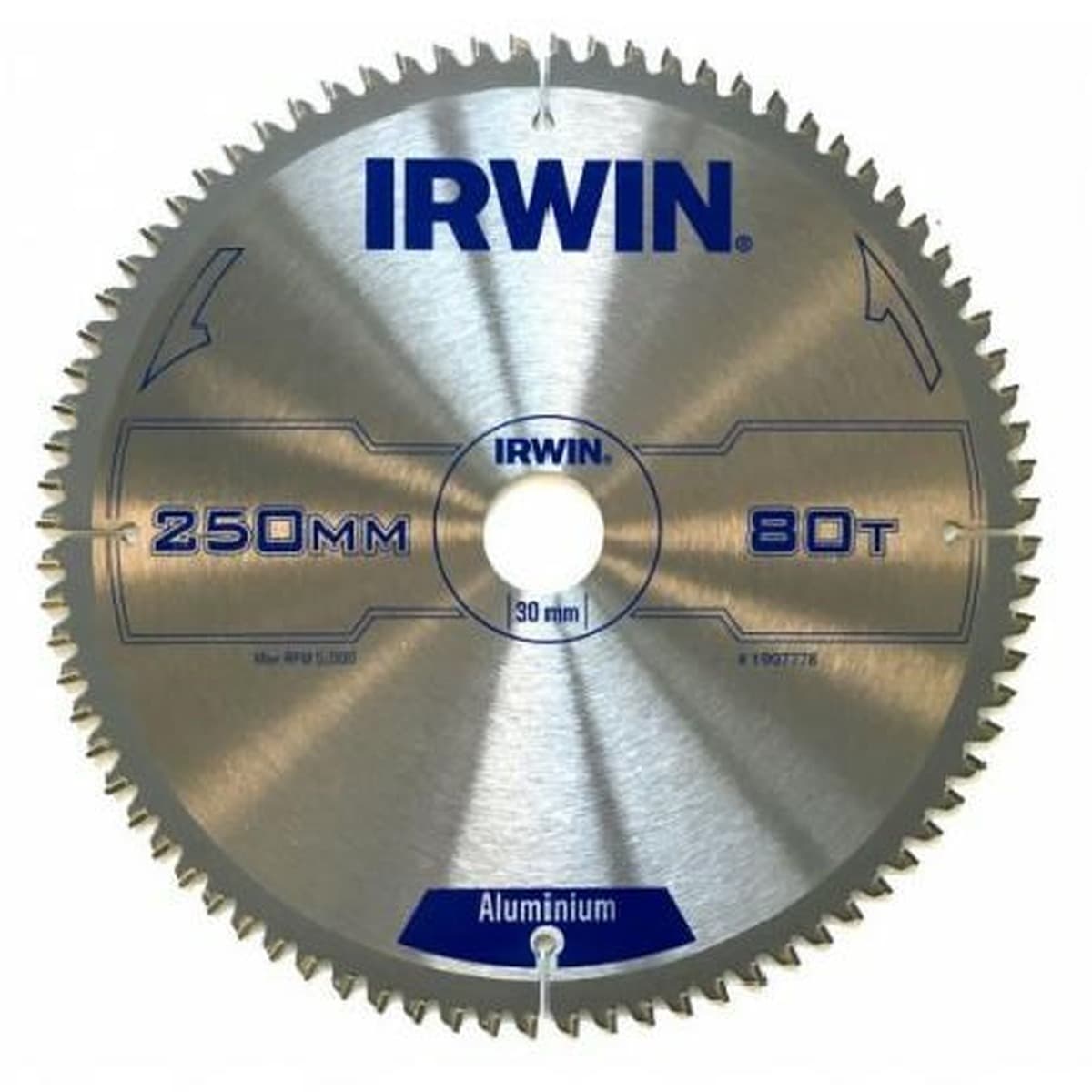 Piła tarczowa widiowa IRWIN 250x30x80z/ALUM. do aluminium