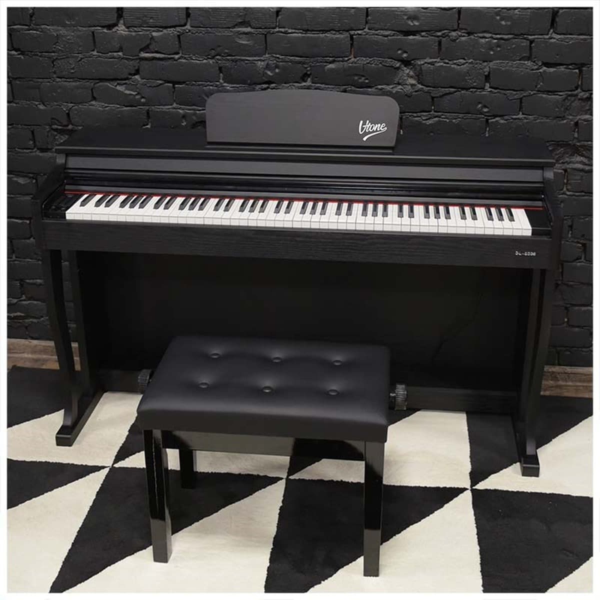 Pianino cyfrowe V-TONE BL-8808 BK do nauki USB MIDI