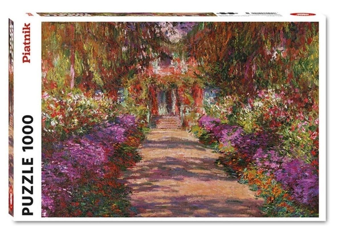 Piatnik Puzzle 1000 Monet Ogród w Giverny