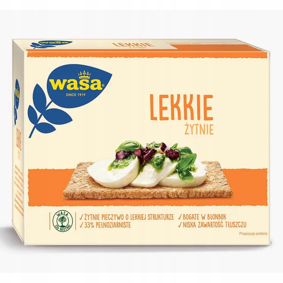 WASA Pieczywo Lekkie Żytnie 110 g