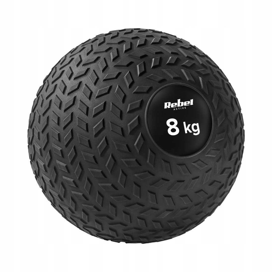 Piłka lekarska 8 kg REBEL ACTIVE do ćwiczeń