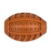Piszcząca piłka rugby z kolcami dla psa 10 cm