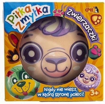 Piłka Zmyłka Zwierzaczki Lamcia - zabawka z przesuniętym środkiem ciężkości