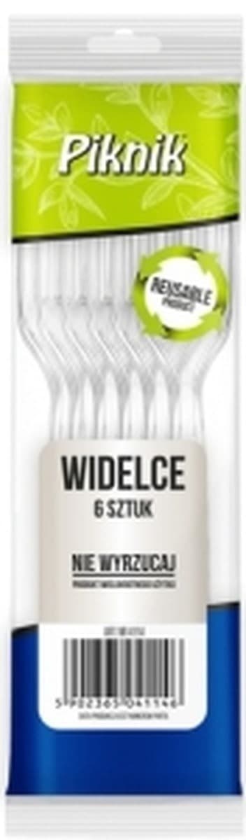Piknik Widelce wielorazowe A6 B/B