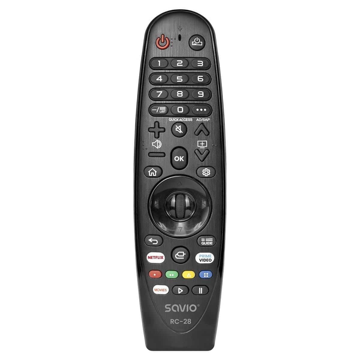 Pilot uniwersalny LG Smart TV RC-28 z mikrofonem