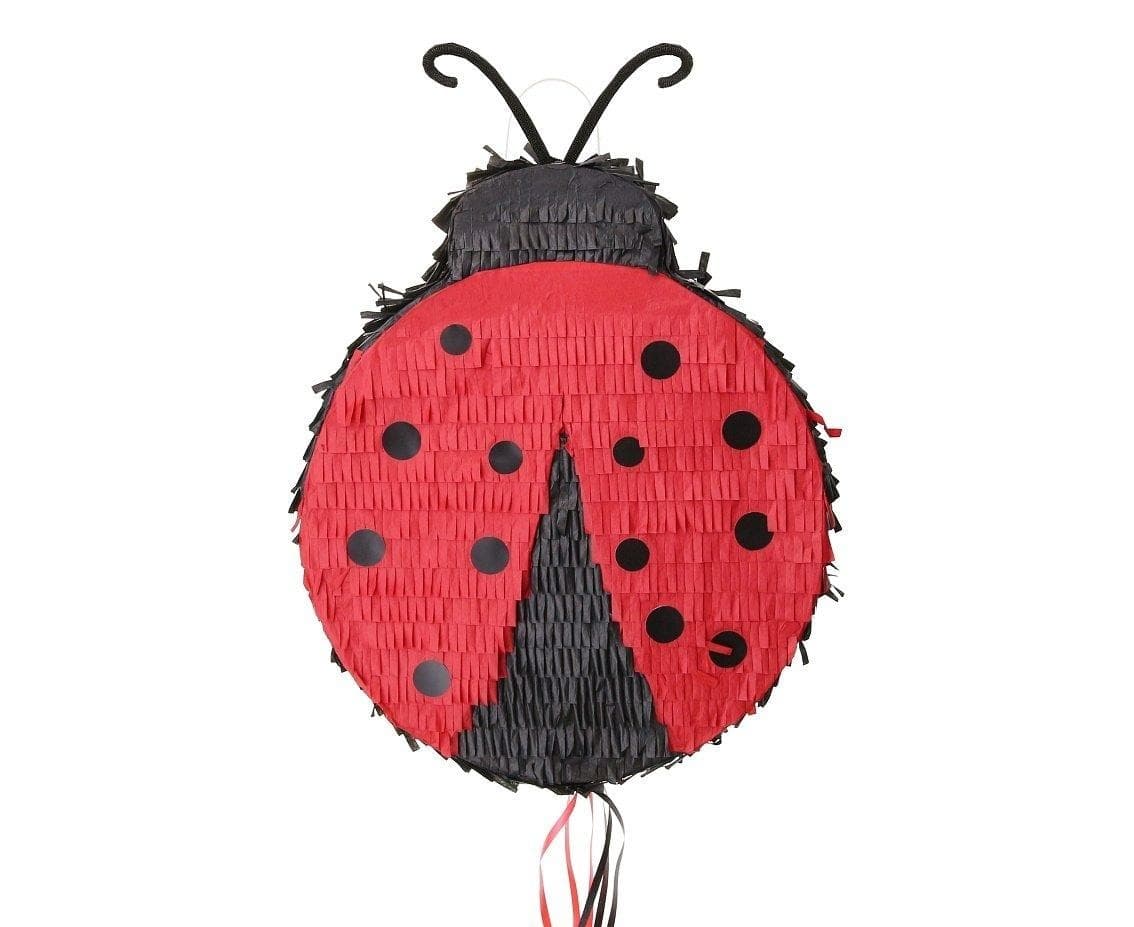 Piniata Biedronka dekoracja na przyjęcie 28.5x6x34 cm