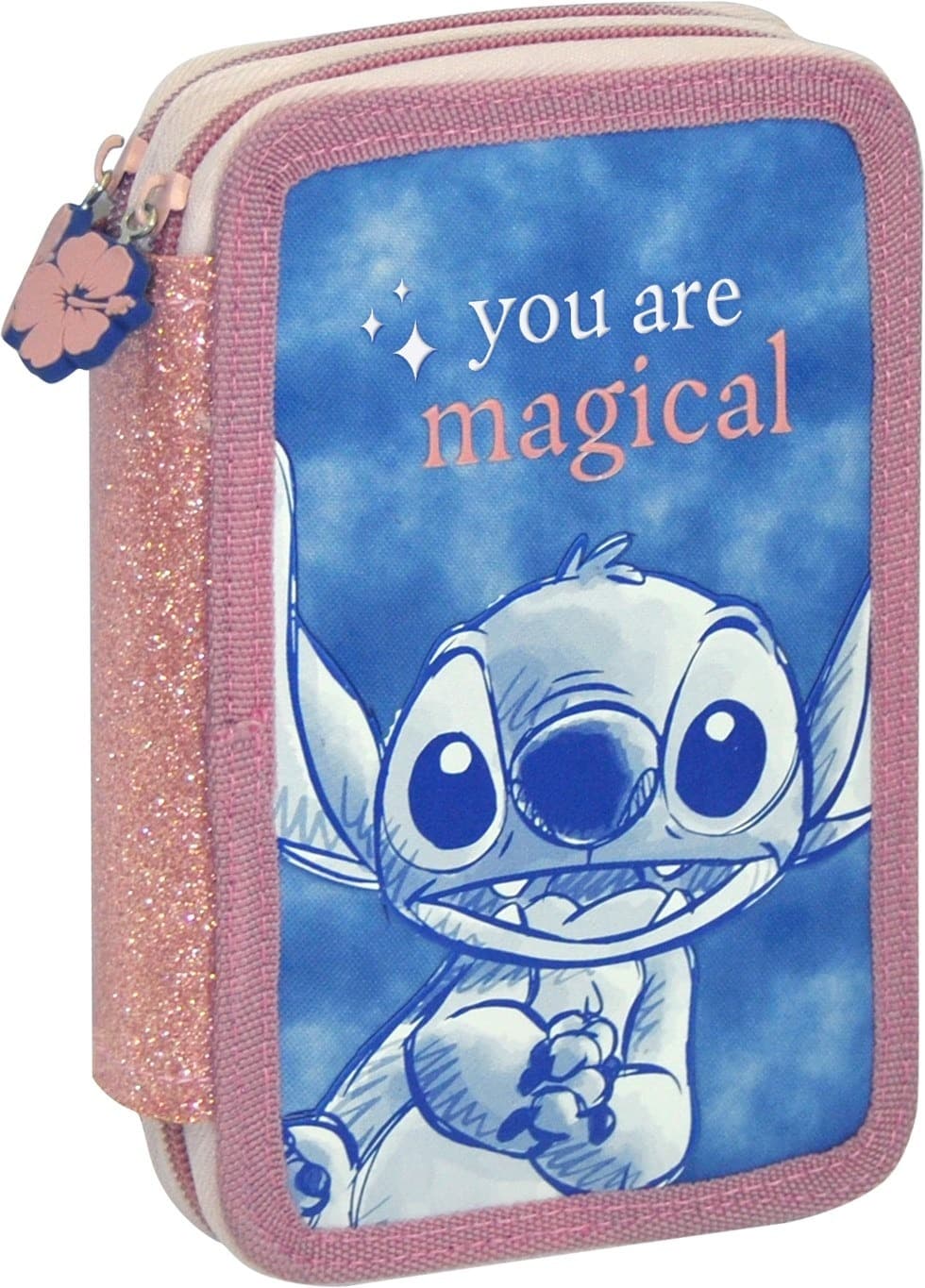 Piórnik 2-komorowy z wyposażeniem Stitch