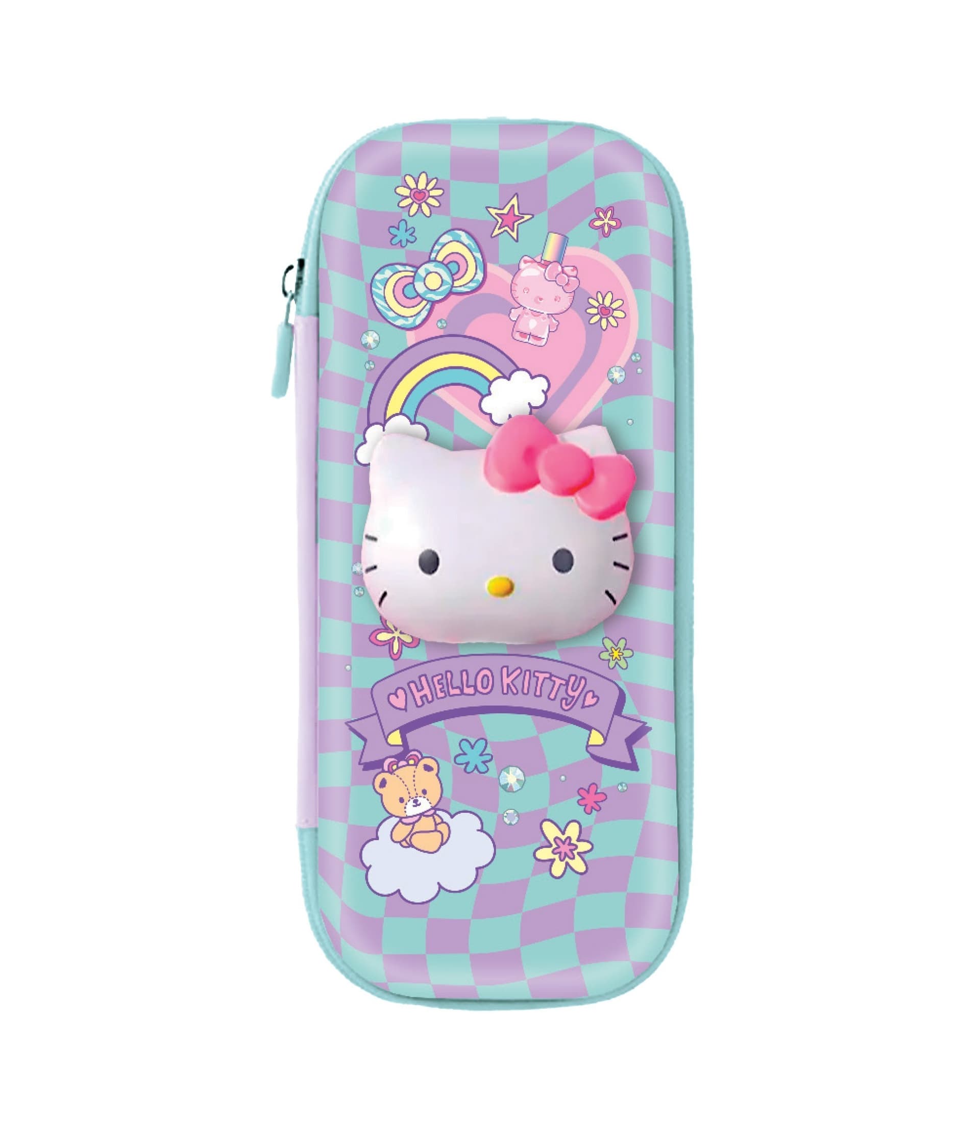 Piórnik Hello Kitty Evasquishy 3D wzór 2 Pink