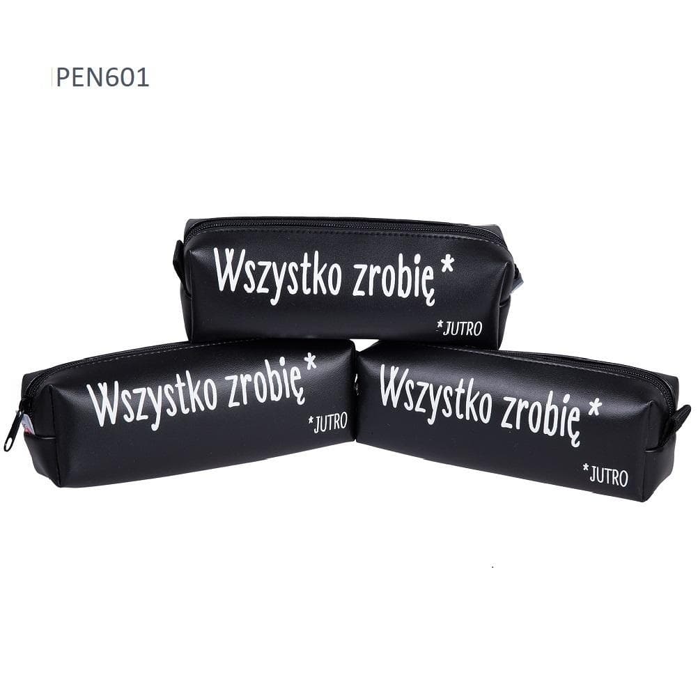 Piórnik jednokomorowy z motywem Wszystko zrobię*