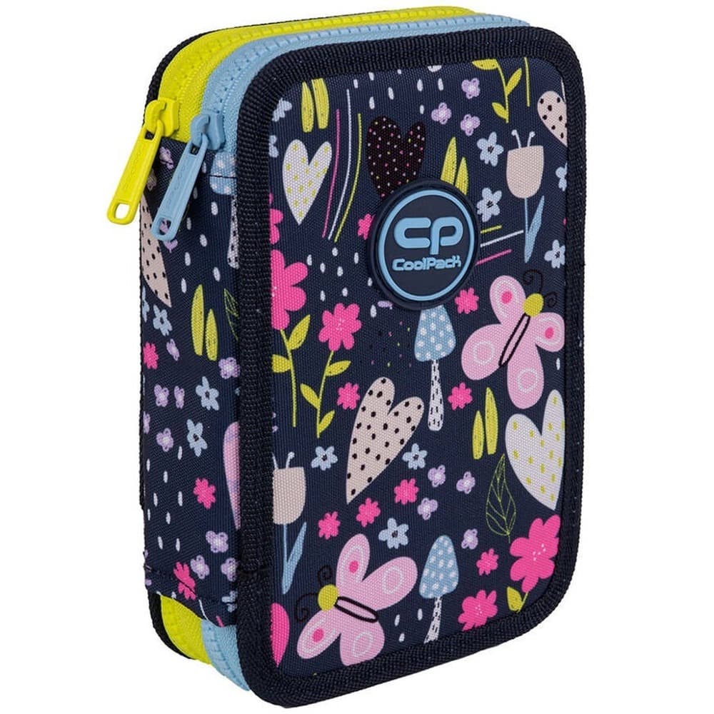 Piórnik podwójny z wyposażeniem Coolpack Jumper 2 In the garden