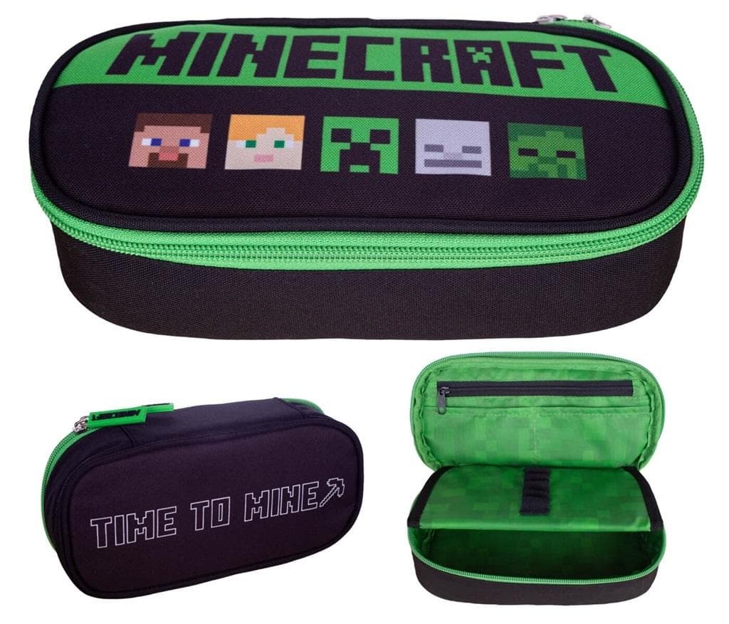 Saszetka piórnik Minecraft Alex i Steven