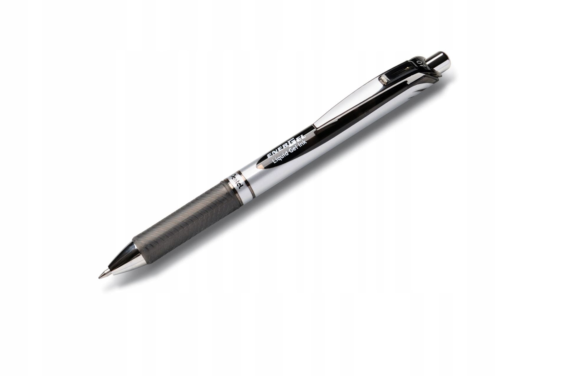 Pentel Pióro kulkowe EnerGel 0,7 mm BL107/czarny x 2 sztuki