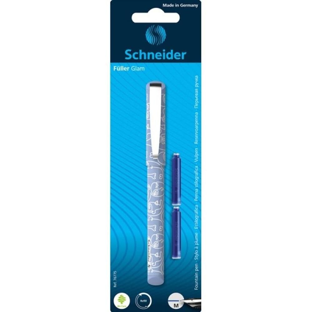 Schneider Glam Pióro Wieczne + 2 Cartridge Mix Kolorów Blister
