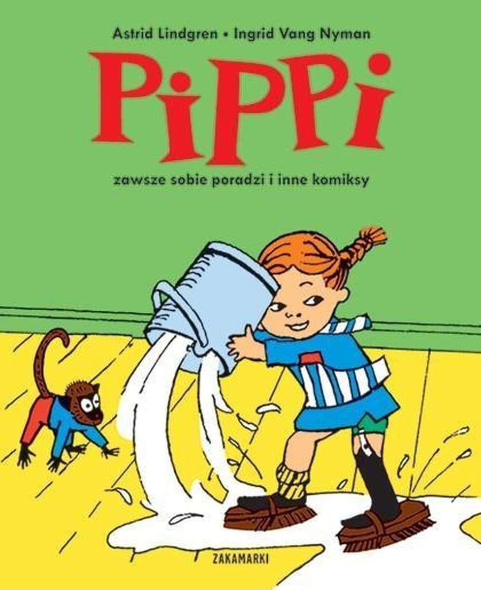 Pippi zawsze sobie poradzi i inne komiksy - książka dla dzieci