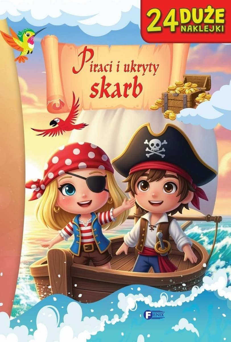 Piraci i ukryty skarb. Książka dla dzieci