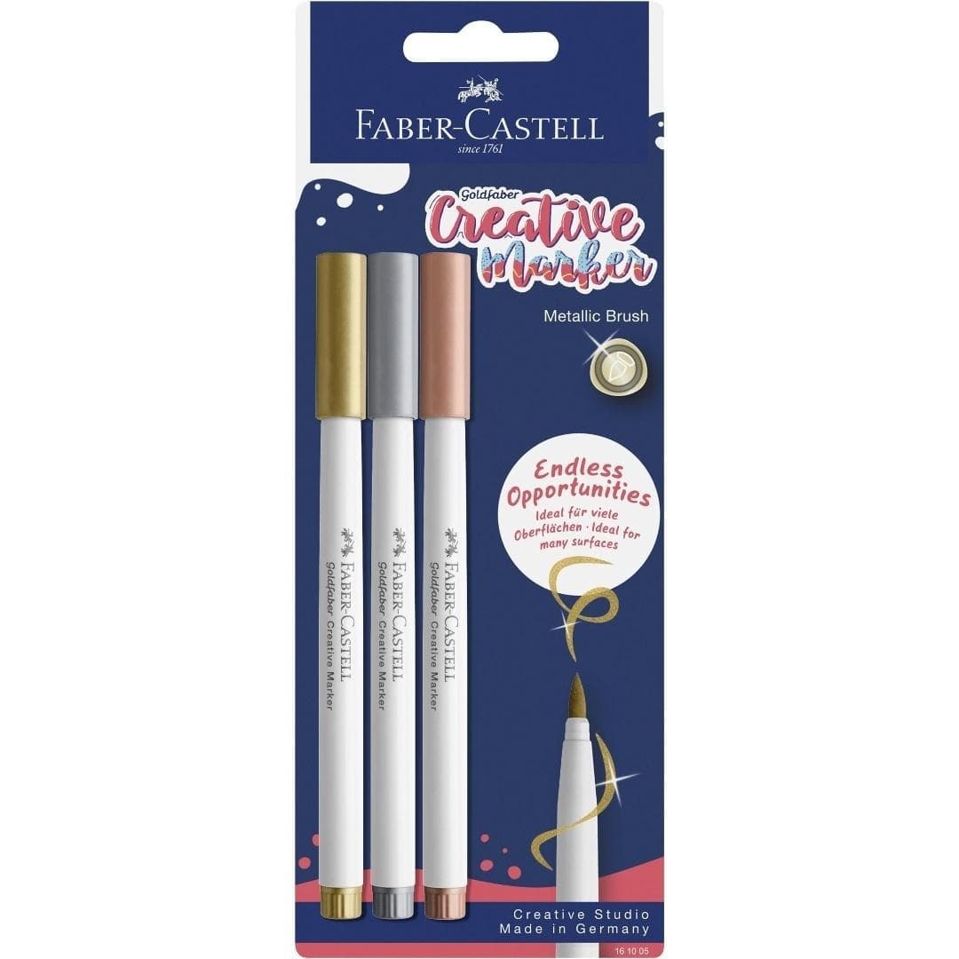 Pisaki kreatywne Goldfaber Creative Faber-Castell 3 sztuki
