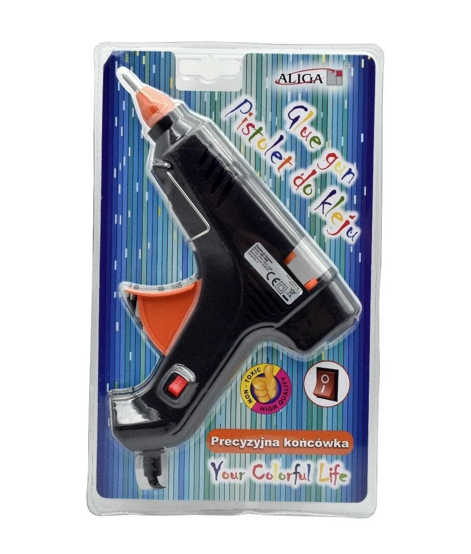 Pistolet do kleju z precyzyjną końcówką 10W 2 wkłady