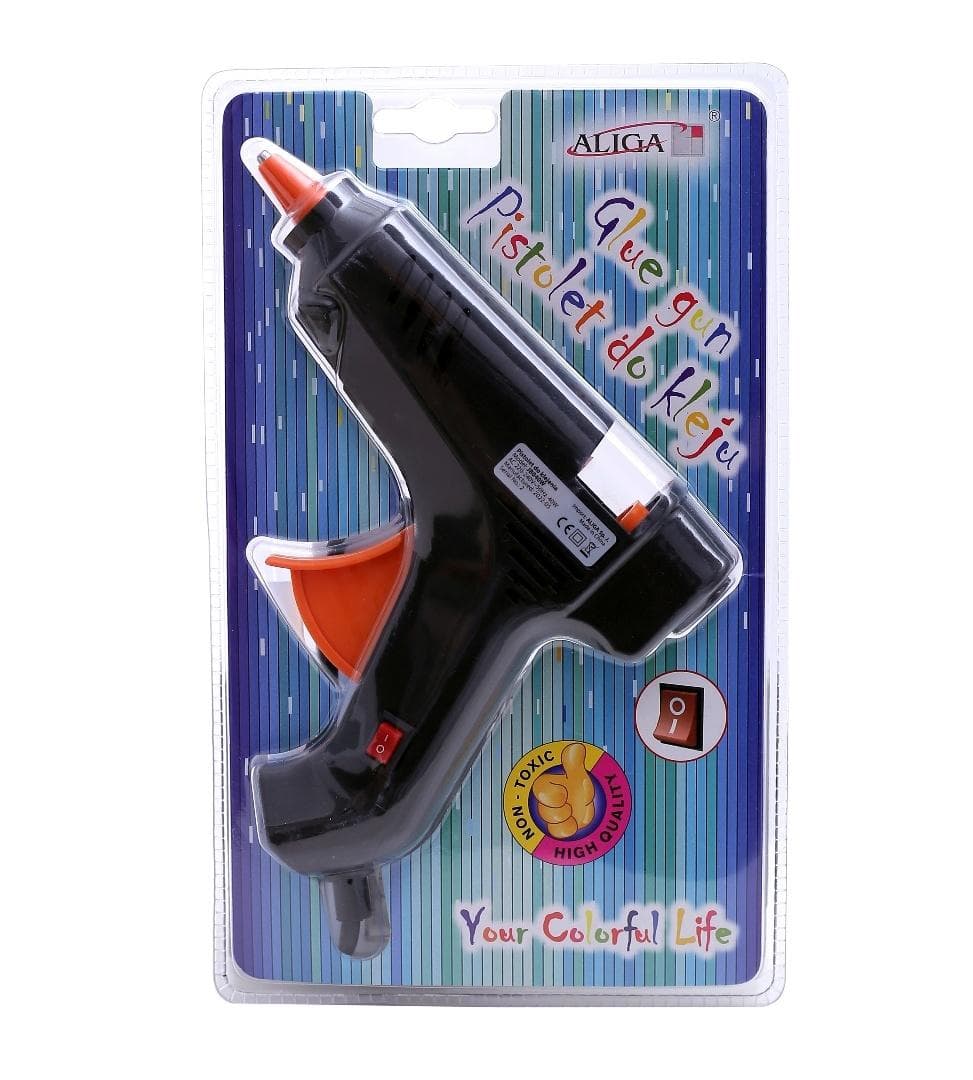 Pistolet do kleju z włącznikiem 40W - wkłady 11mm z certyfikatem TUV