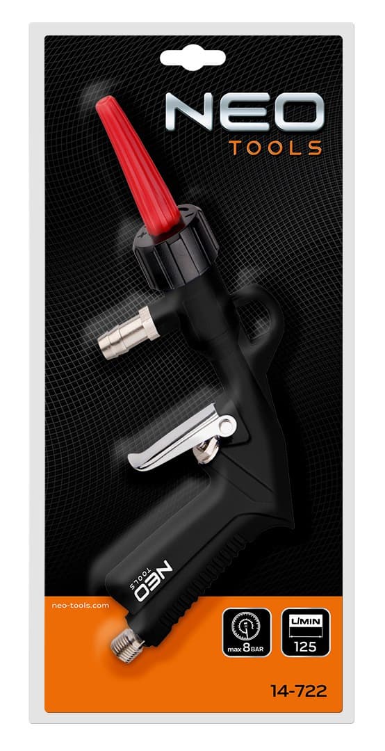 Pistolet do piaskowania 125 l/min, 8 bar NEO TOOLS
