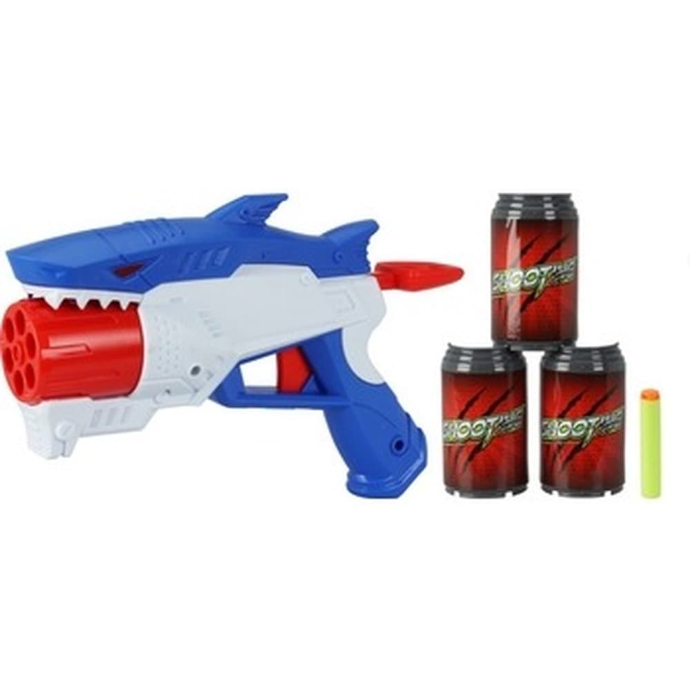 Pistolet na strzałki z obrotowym magazynkiem 27 cm