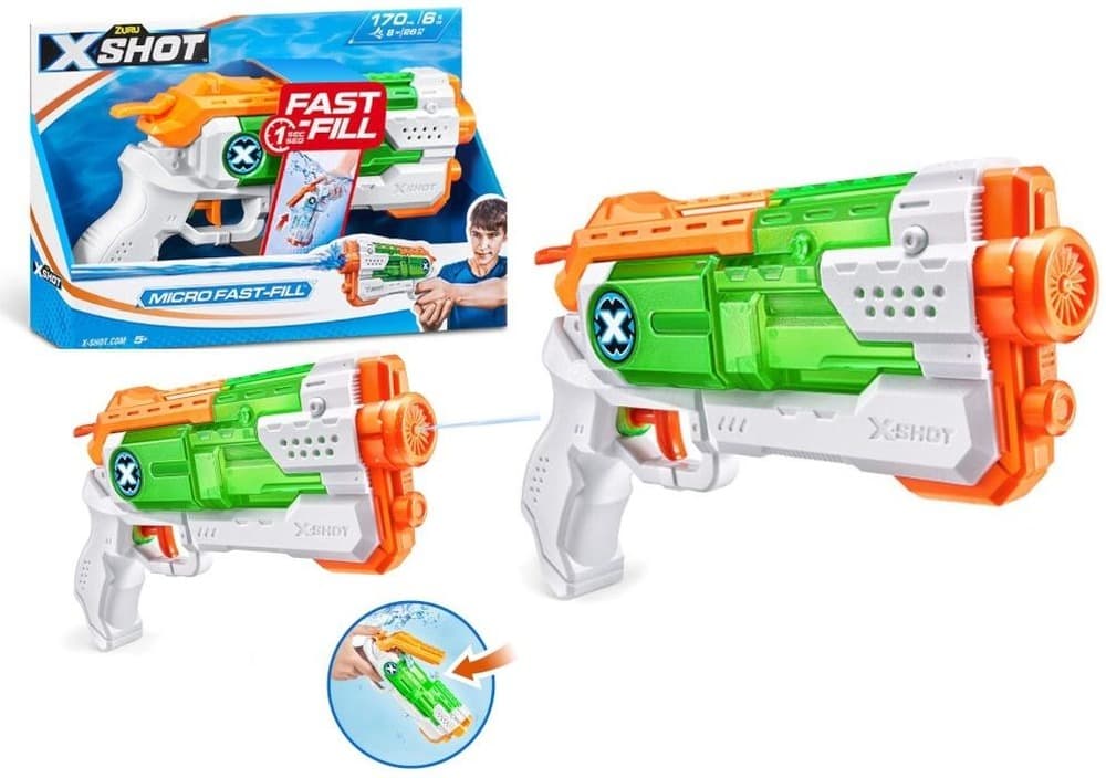 Pistolet na wodę Zuru X-Shot Micro Fast Fill mix kolorów