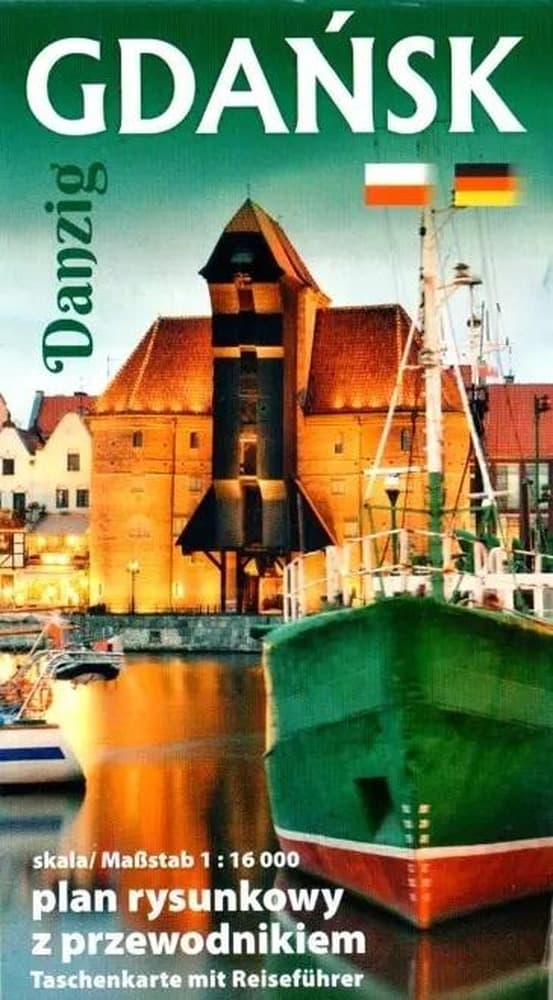 Plan kieszonkowy rysunkowy Gdańsk 2025