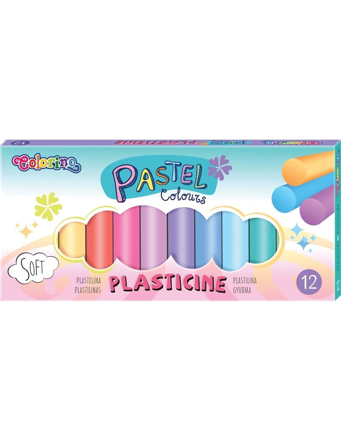 Plastelina pastel Colorino Kids 12 kolorów