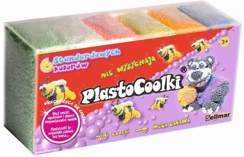 Masa Plastyczna PlastoCoolki Standard 6 Kolorów