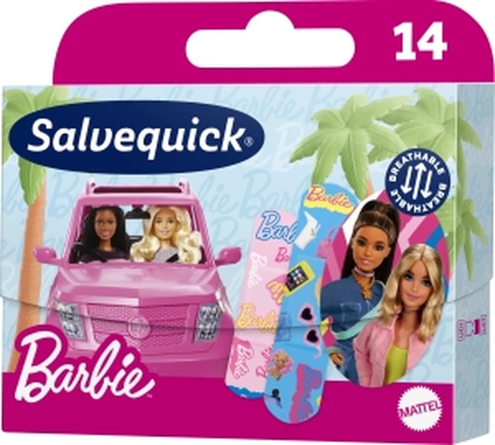 Plastry dla dzieci Salvequick Barbie 14 sztuk