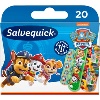 Plastry dla dzieci Salvequick Psi Patrol 20 sztuk