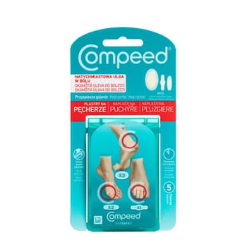 Plastry na pęcherze Compeed mix rozmiarów A5