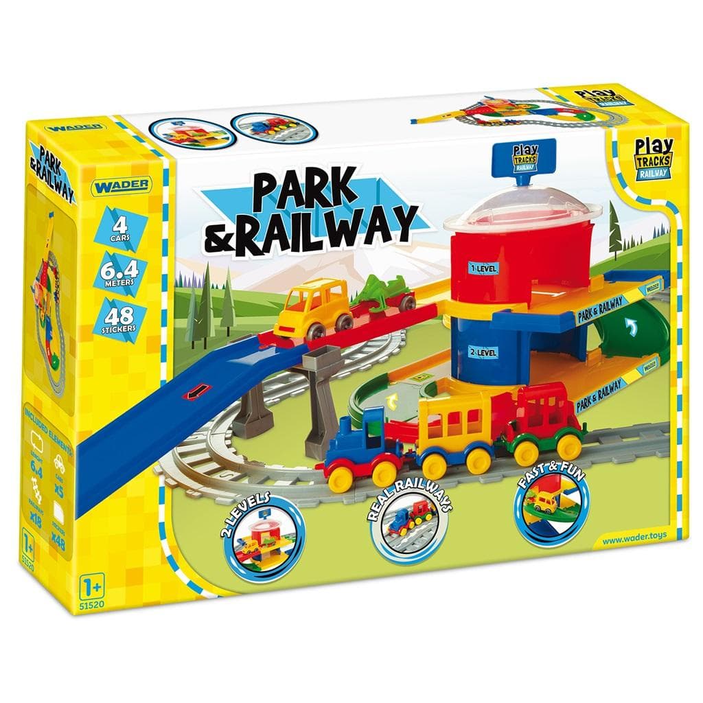 Stacja kolejowa zestaw torów i akcesoriów Play Tracks
