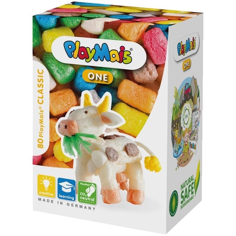 PlayMais Krówka: Kreatywne klocki z kukurydzy dla dzieci