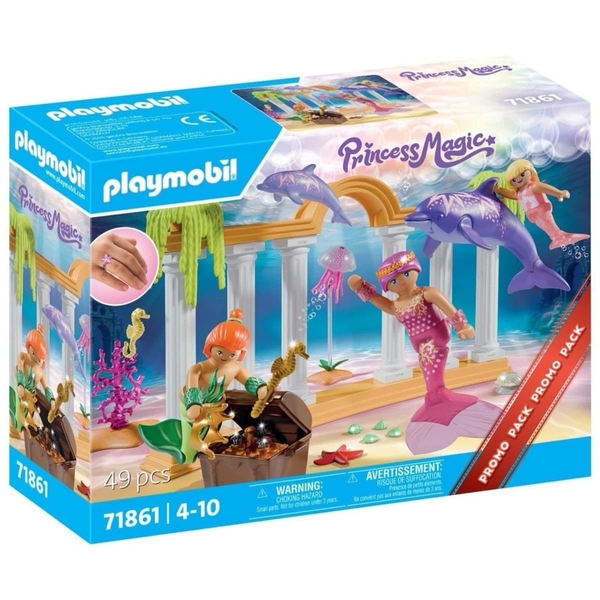 Playmobil 71861 Syrenki ze skarbem i delfinem