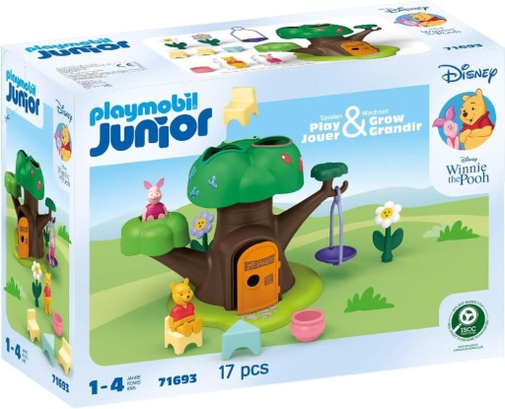 Playmobil JUNIOR Disney Domek w Drzewie Kubusia Puchatka i Prosiaczka 71693