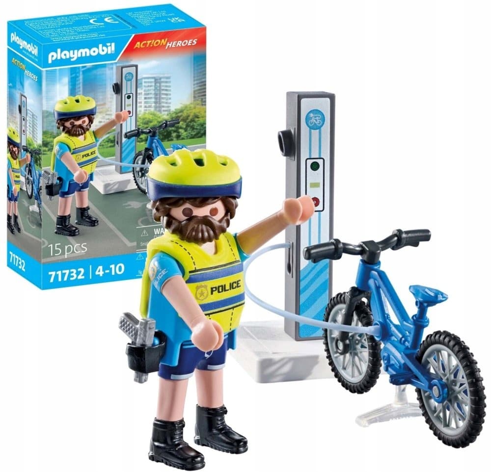 Playmobil Rowerowy Patrol Policji 71732