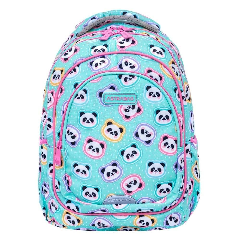 Plecak Astrabag Minty Pandas z trzema komorami
