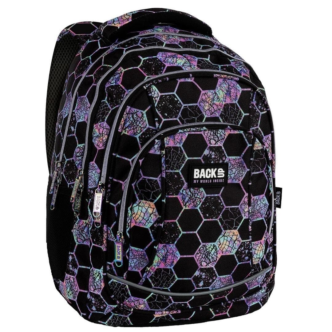 Plecak szkolny DERFORM Backup 8 A26 Neon 42x30x20 cm